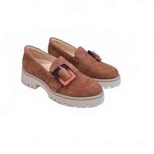 NEW SOFTWAVES women's vala loafers in caramel